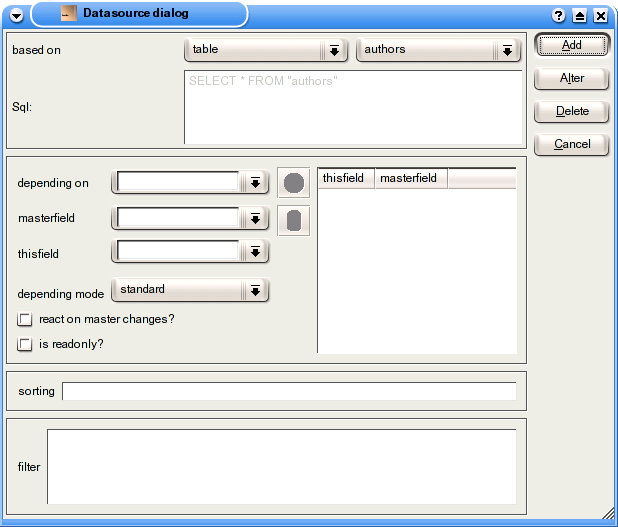 The form datasource dialog(1)